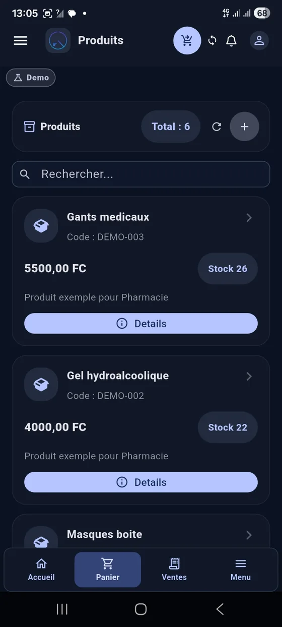 Liste clients