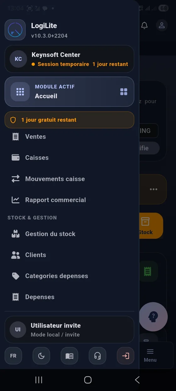 Liste des produits