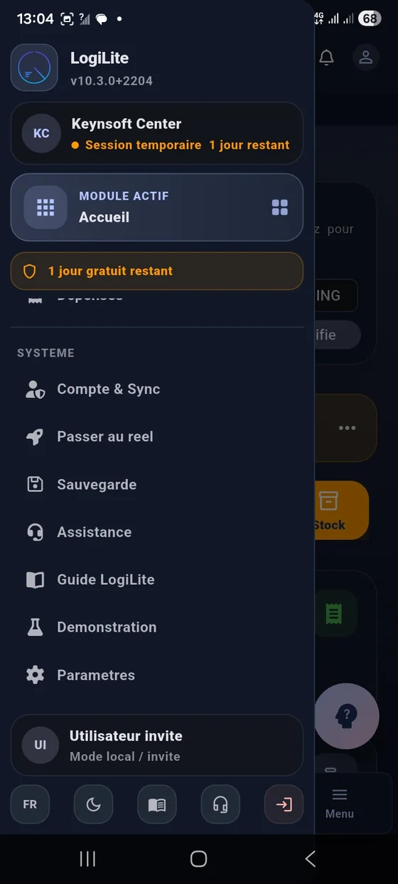 Modules disponibles